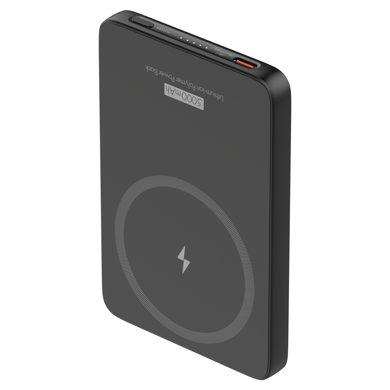STEFFEN Powerbank Magnetic 15W PD+Qi 5'000mAh max. 5V-3A