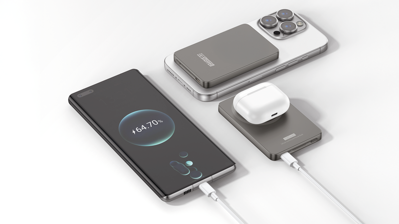 STEFFEN Powerbank Magnetic 15W PD+Qi 5'000mAh max. 5V-3A – Bild 3