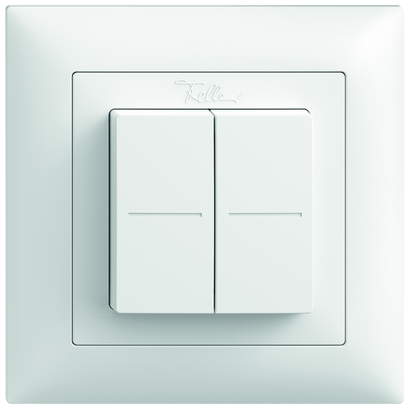 FELLER EDIZIOdue UP-Doppeldrucktaster SMART LIGHT CONTROL für Philips Hue ws