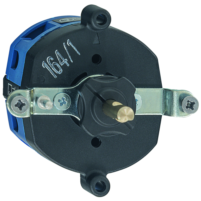 FELLER EDIZIOdue UP-Drehschaltereinsatz AUSSCHALTER 0/3L (16A/240-400V) bl