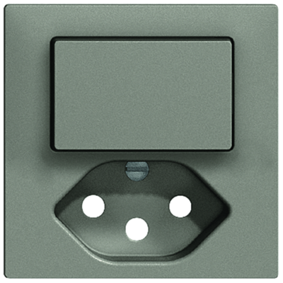 EDIZIOdue Abdeckplatte Kleinkombination Druckschalter/1xT13 dg