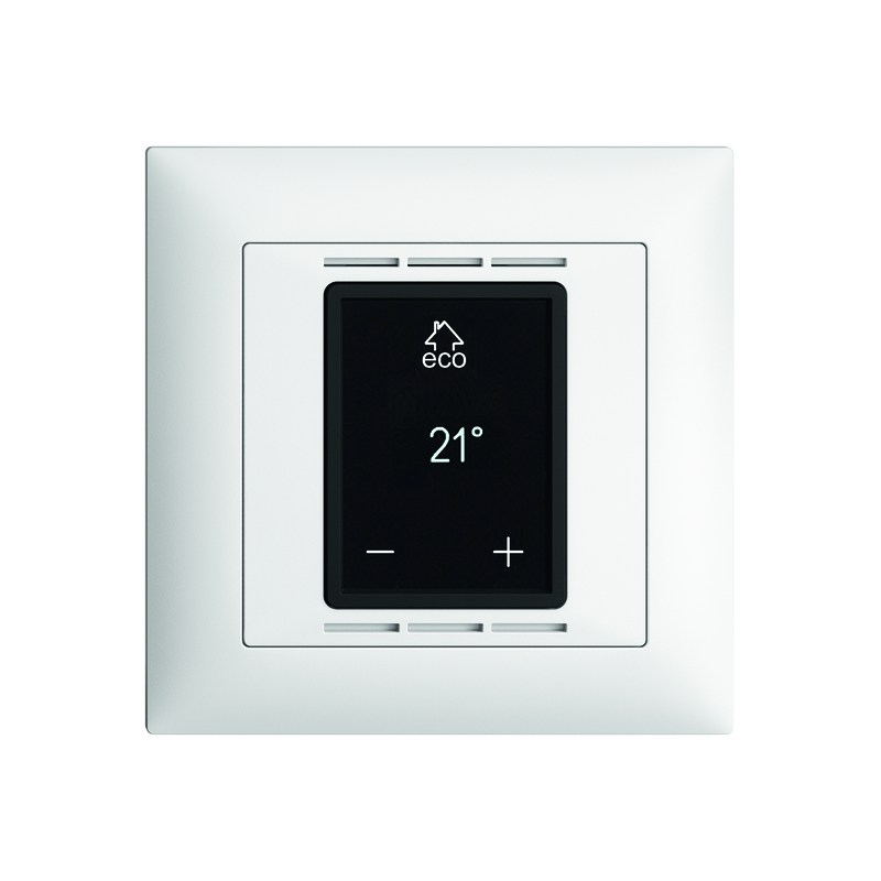 FELLER EDIZIOdue UP-Raumthermostat mit Display programmierbar ws
