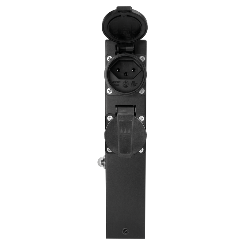 GardenLine Steckdosensäule 4xT13 IP55 mit Überstromschutzschalter – Bild 3