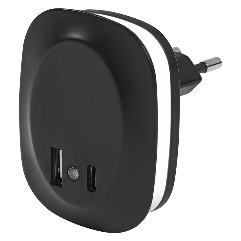 OSRAM Lunetta Nachtlicht mit Ladeanschluss USB A&C