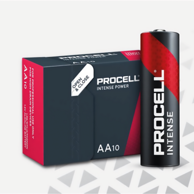Duracell Procell Intense 1.5V, MN1500, LR6, AA, Pack à 10 Stk. Stk.