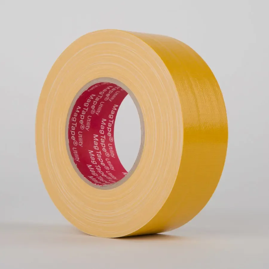Le Mark MagTape Utility Gloss Indoor/Outdoor Duct Tape Yellow 100mm x 50m