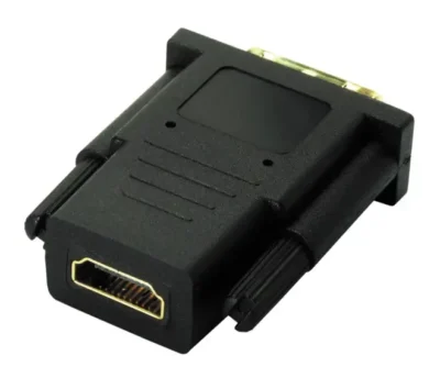 Contrik Adap. HDMI fem auf DVI male sw,vergoldet