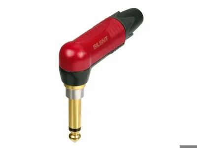 Neutrik R/A 1/4'' 2POLE SILENT PLUG