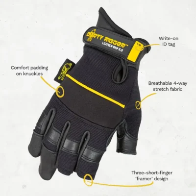 Dirty Rigger Leather Grip - FRAMER VERSION 3.0