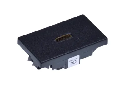 Contrik FLF-Montage-Set sw, 1x HDMI f/f