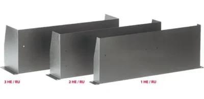 Contrik 19'' 1HE Rack Stellboden aus Stahl, sw