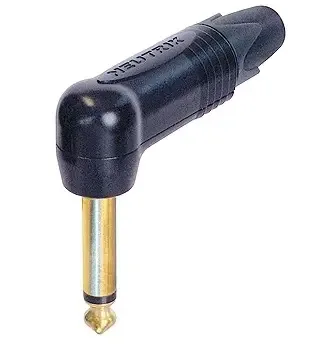 Neutrik R/A 1/4'' 2POLE PLUG