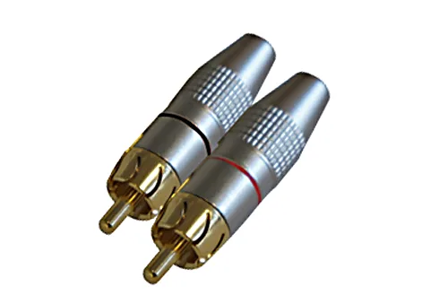 Contrik Cinch Kabelstecker 6mm Kabel (per Paar)