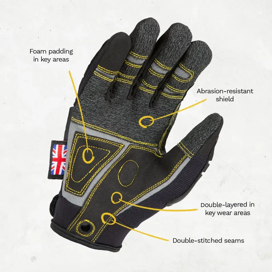 Dirty Rigger Protector - FULL FINGER VERSION 5.0 Grösse XXL – Bild 2