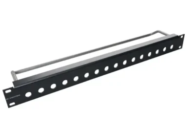 Contrik Premium Panel 16 BNC Alu Black elox 1U