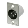 Neutrik CHASS. CON. MALE 3POLE