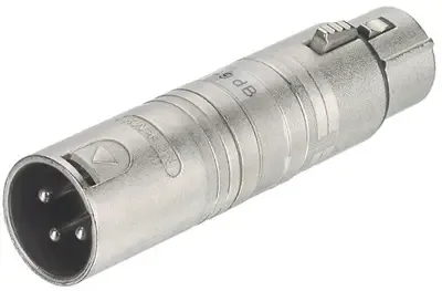 Contrik XLR/XLR-BUCHSE/STECKER -9DB