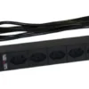Contrik 19'' Stromleiste, T12 10A>8xT13 10A TF