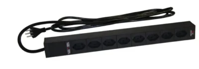 Contrik 19'' Stromleiste, T12 10A>8xT13 10A TF